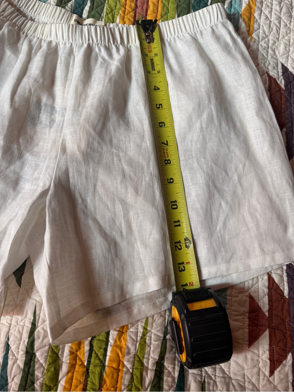 Sønderhaus White Linen Shorts - Picture 4 of 5